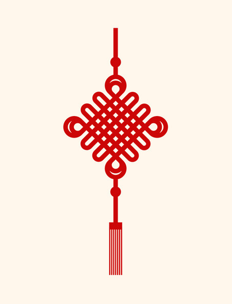春节挂饰红色中国结吊坠新年装饰元素