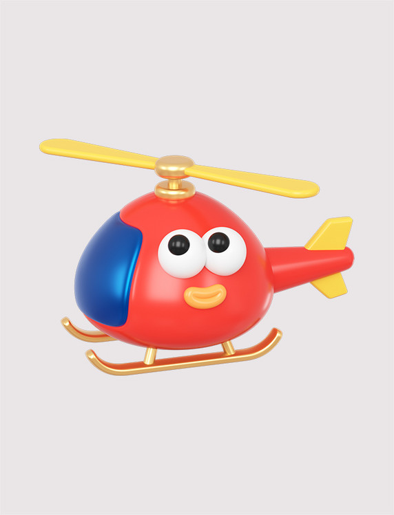 儿童节母婴立体拟人玩具飞机直升机