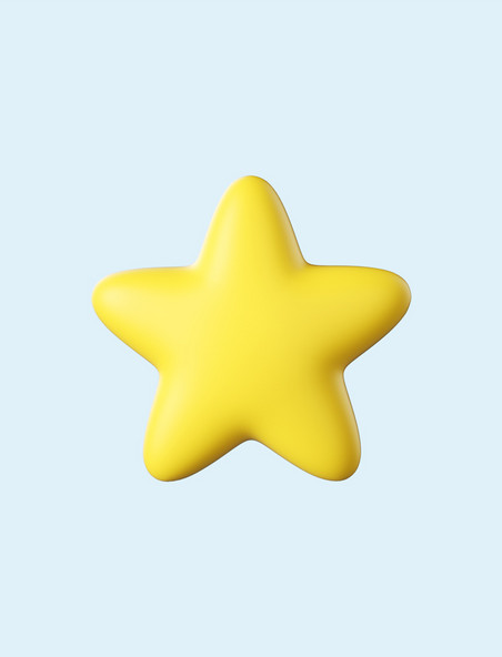 商务社交软件icon3d办公图标收藏星星元素