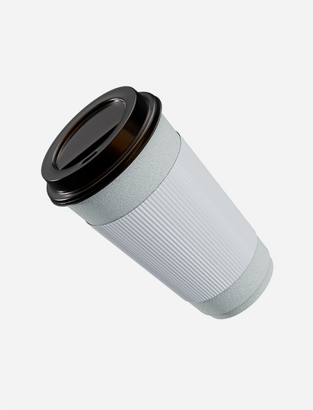 3D立体环保杯子样机纸杯饮料杯奶茶饮料咖啡png图片