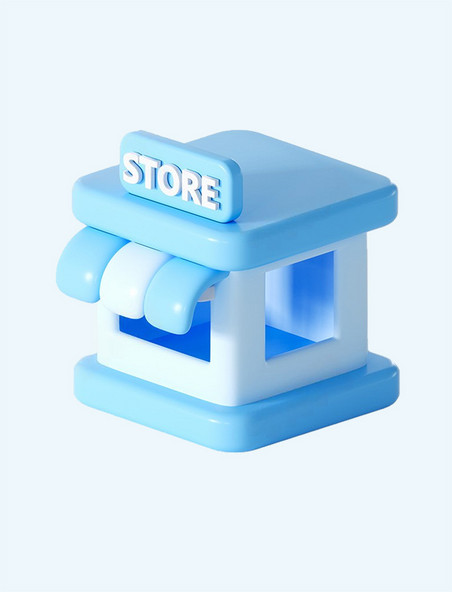 c4d立体电商促销三维立体商店素材