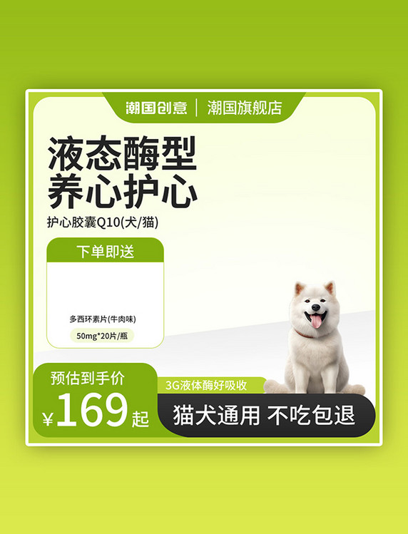 宠物护心保健品药品电商主图