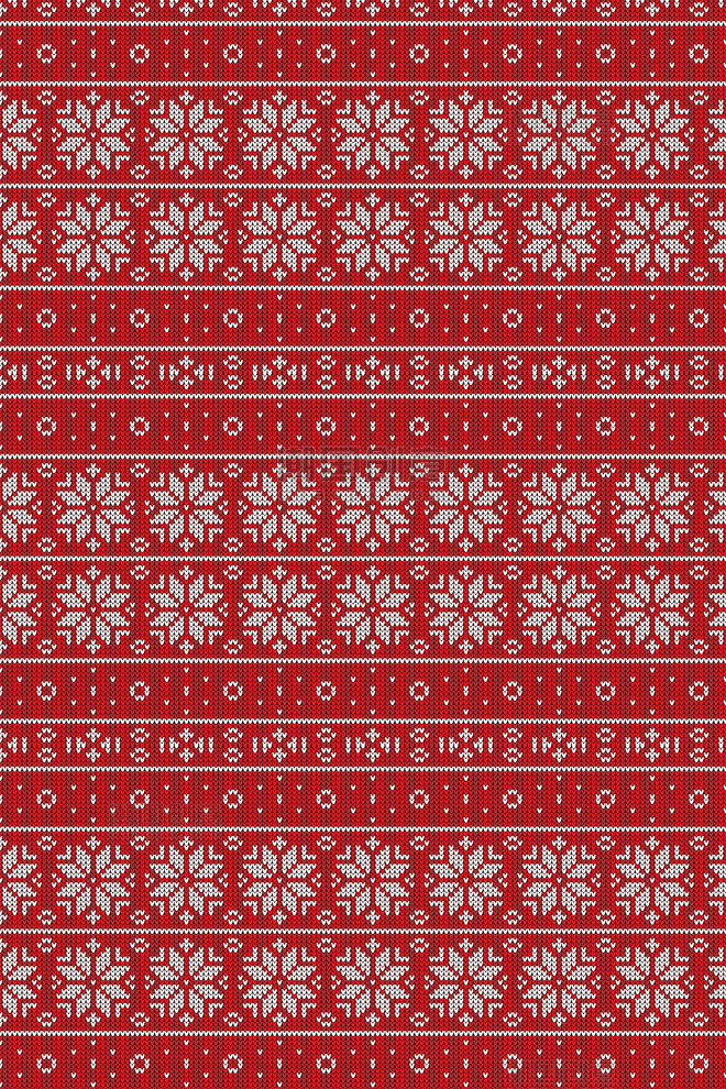 红色圣诞圣诞节针织纹理高清背景
