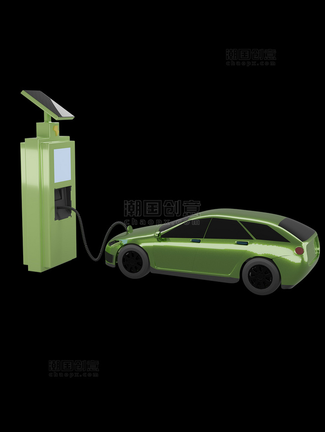 绿色新能源汽车环保节能绿色能源