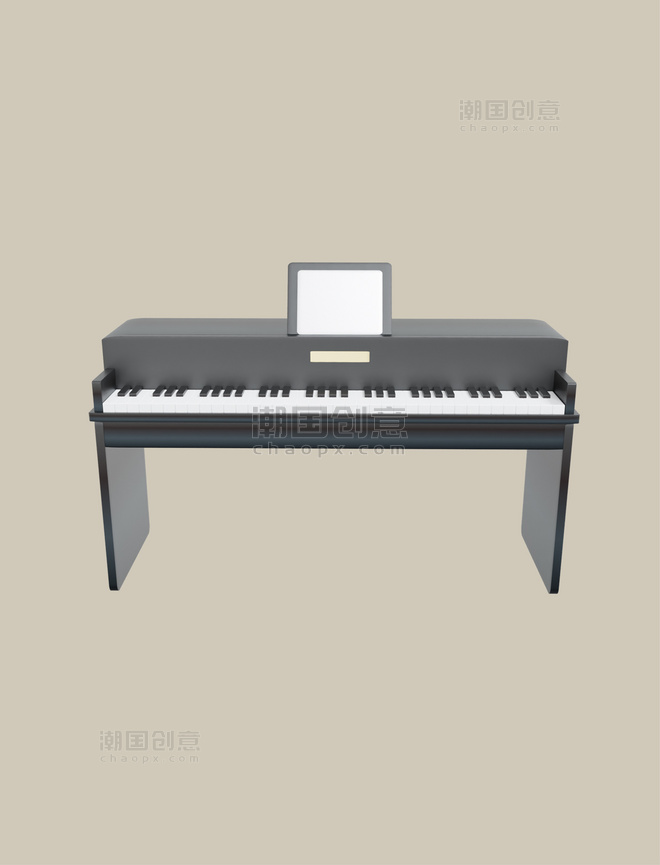 3D立体乐器钢琴