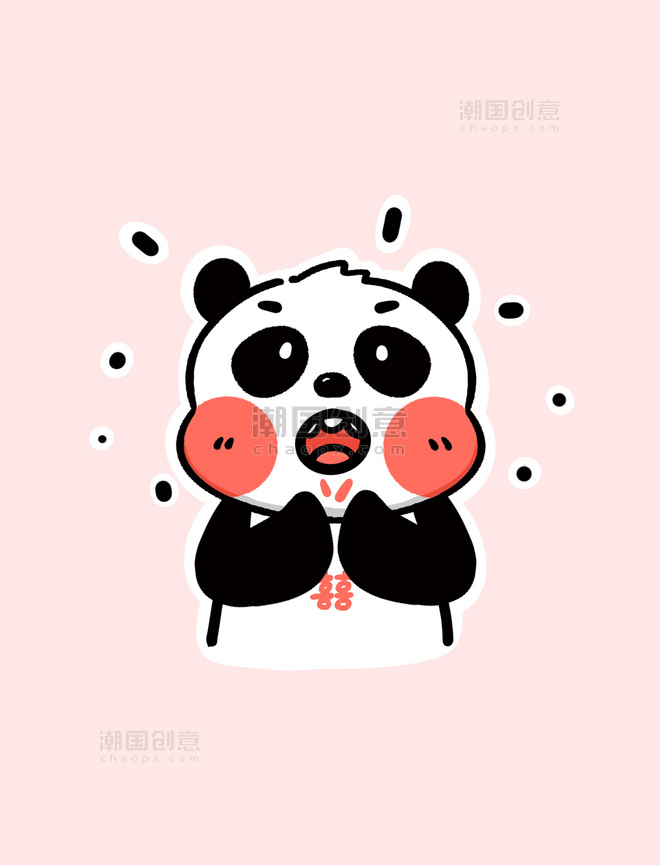 熊猫拍手表情包
