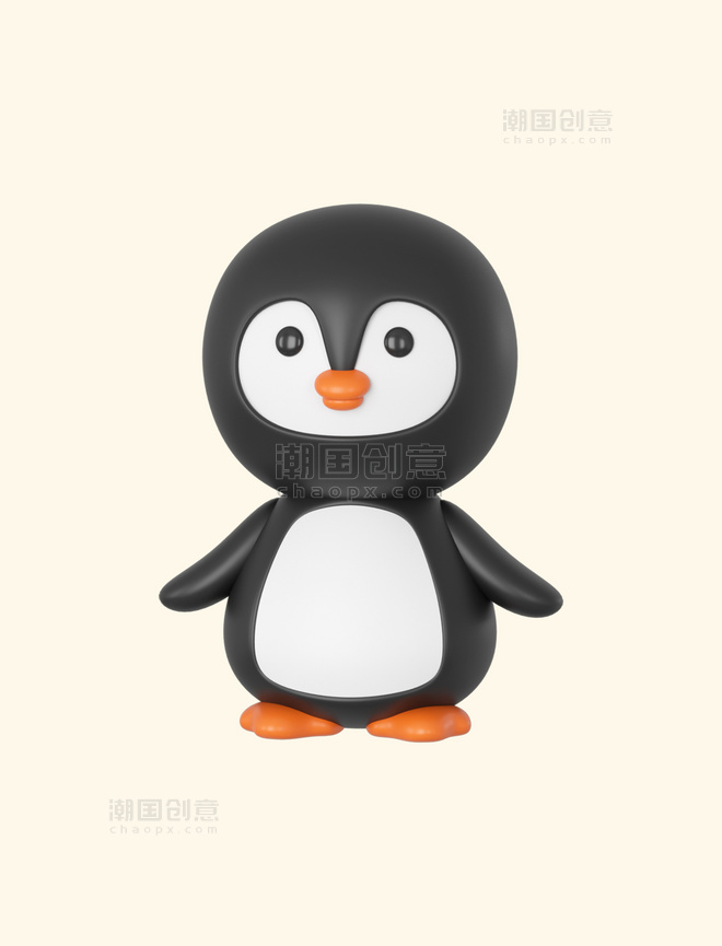 3DC4D立体小动物企鹅