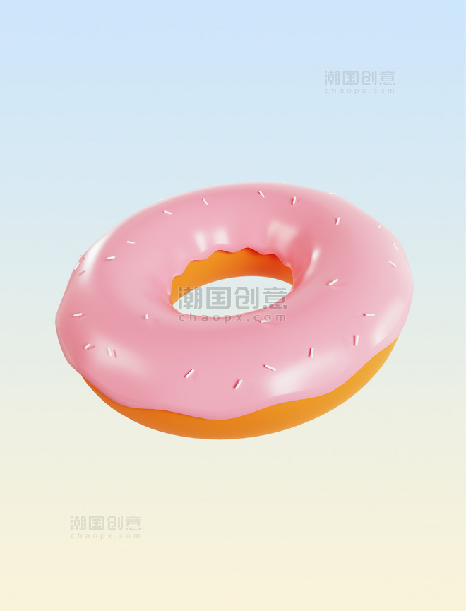3D立体甜甜圈