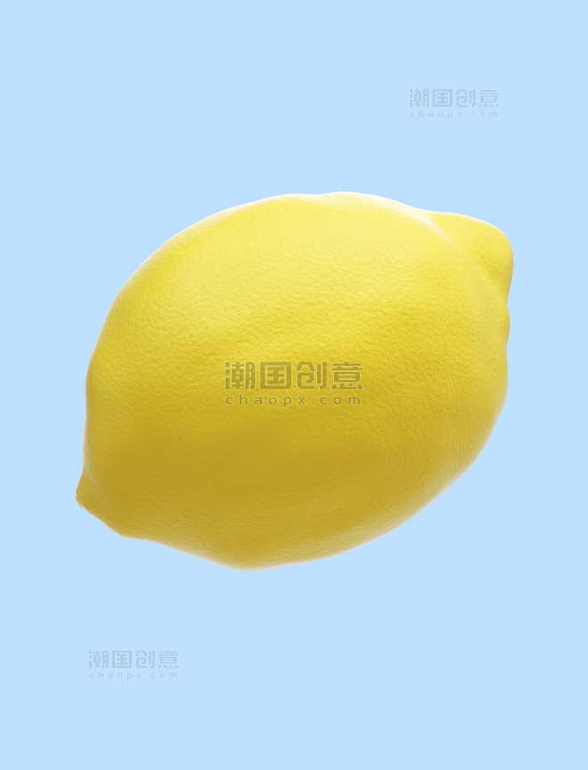 3DC4D秋天秋季新鲜水果生鲜柠檬