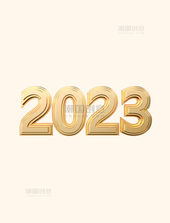 C4D2023立体烫金艺术字体