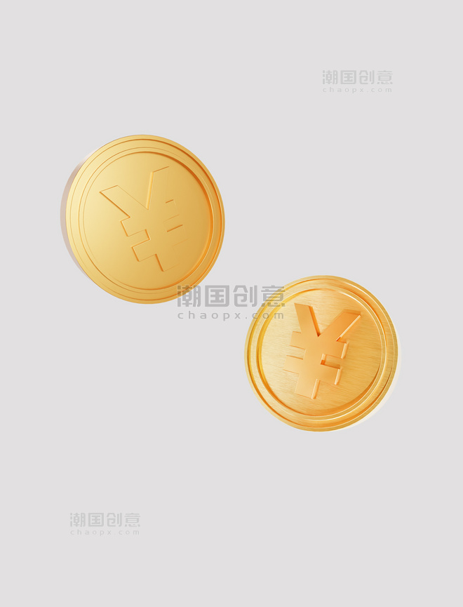 3DC4D立体金币硬币