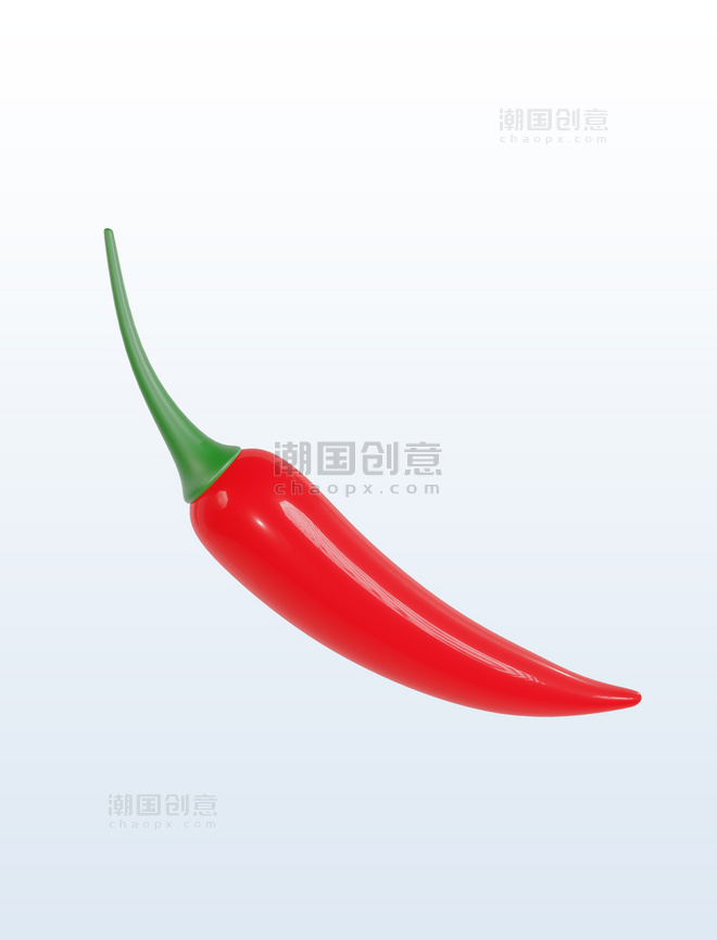 3DC4D立体蔬菜朝天椒