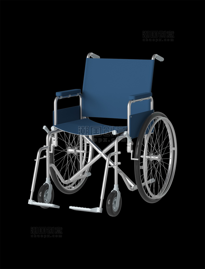C4D医疗器材医生医美医院轮椅3d元素