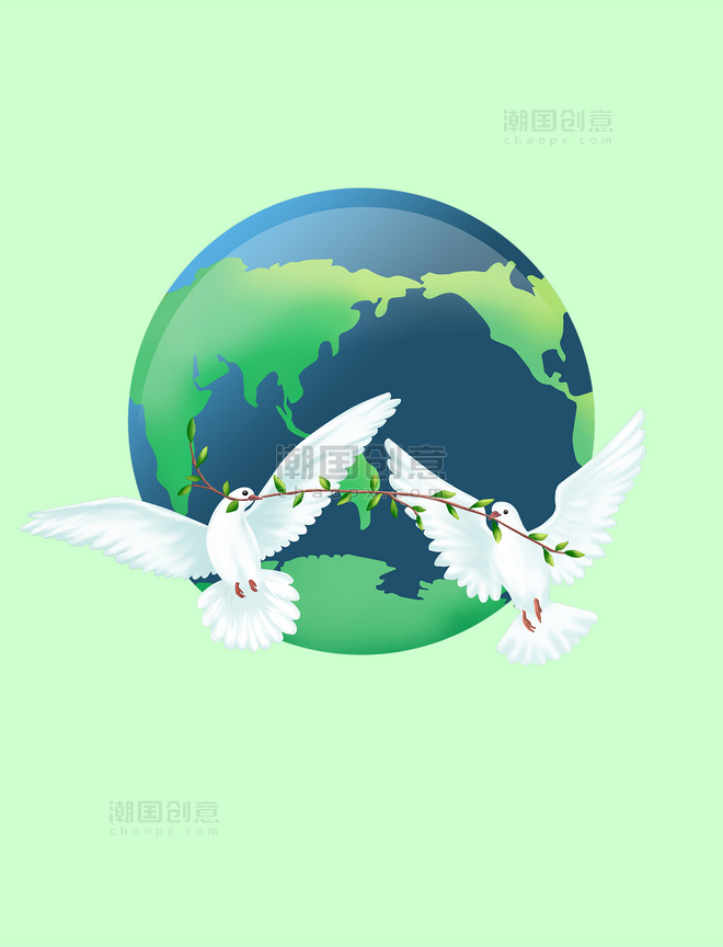 世界和平日和平鸽和谐社会