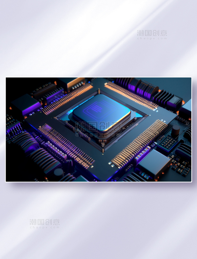紫光高科技技术集成芯片电路板元器件