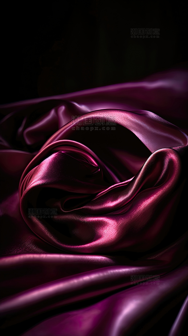 紫色丝绸绸缎布料背景