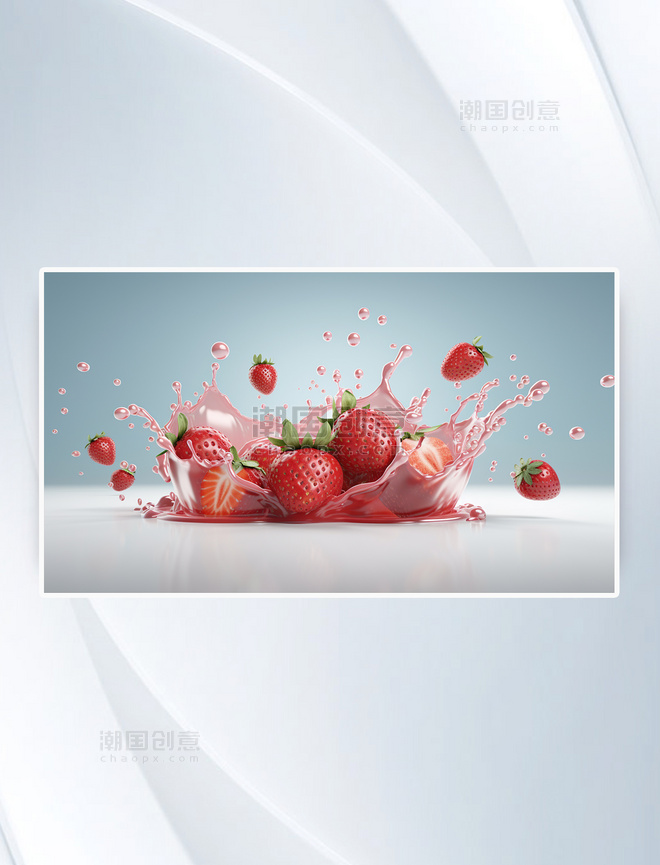 创意草莓水果