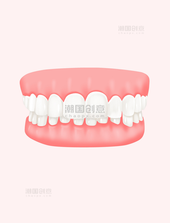 深覆合牙齿牙科整牙口腔护理美白
