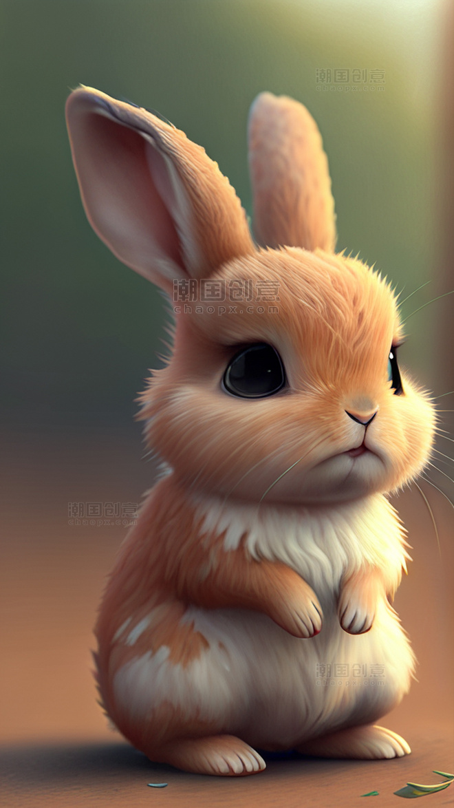 宠物动物可爱兔子