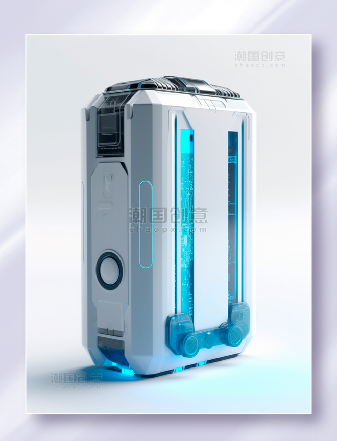 便携式可充电蓝白色新能源电池模组