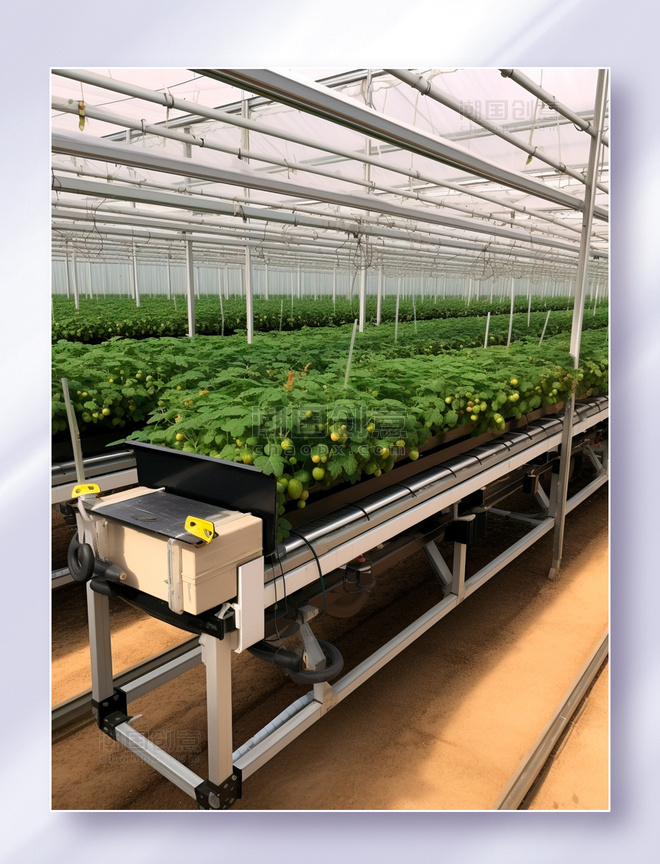 自动化无人种植蔬菜植物恒温温室