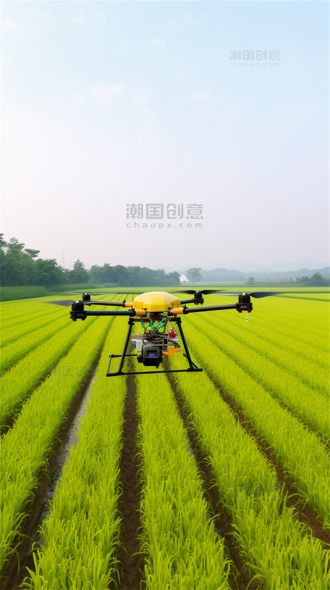 无人机飞行灌溉浇水洒水打农药喷洒肥料农田田地里26