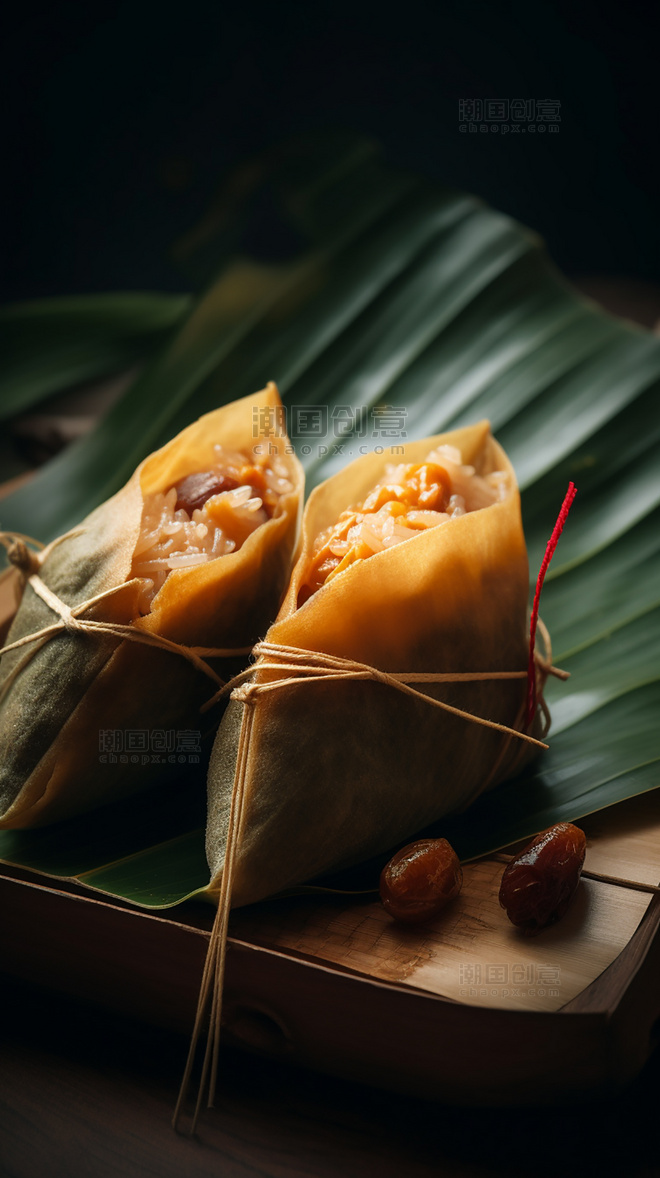 中国传统节日摄影图端午节美食特色糯米粽子美味粽子高清食物拍摄
