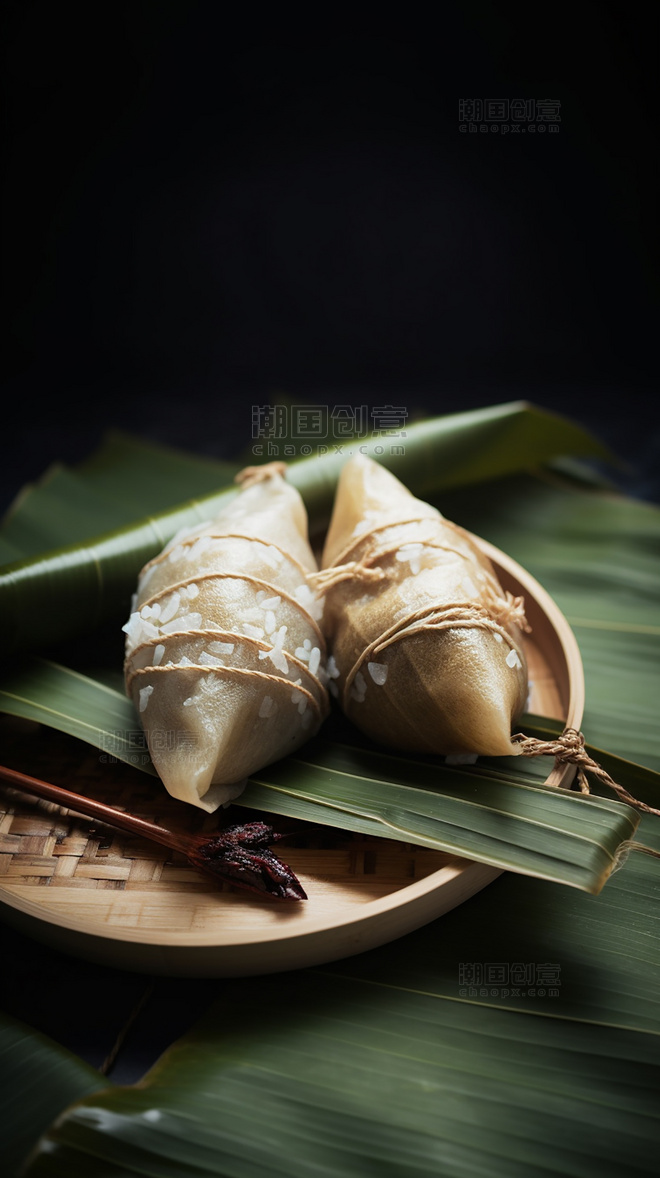 特色美食中国传统节日端午节糯米粽子美味粽子摄影图高清食物拍摄