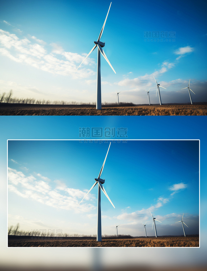 风扇风能环保新能源摄影