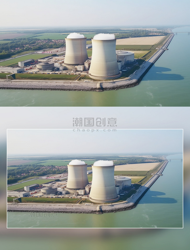 核能工厂环保新能源摄影