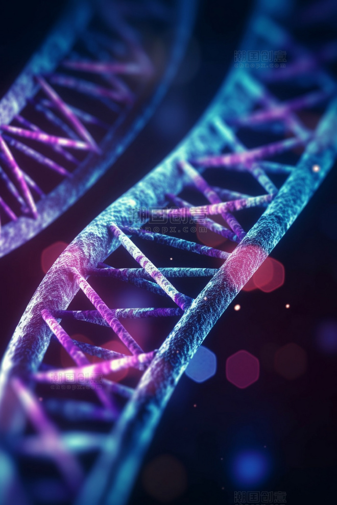 蓝紫色DNA基因