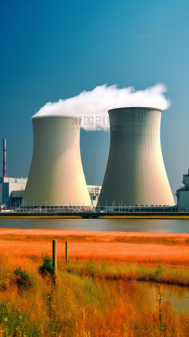 核能魅力核电美丽中国摄影图高清摄影广阔视角新能源