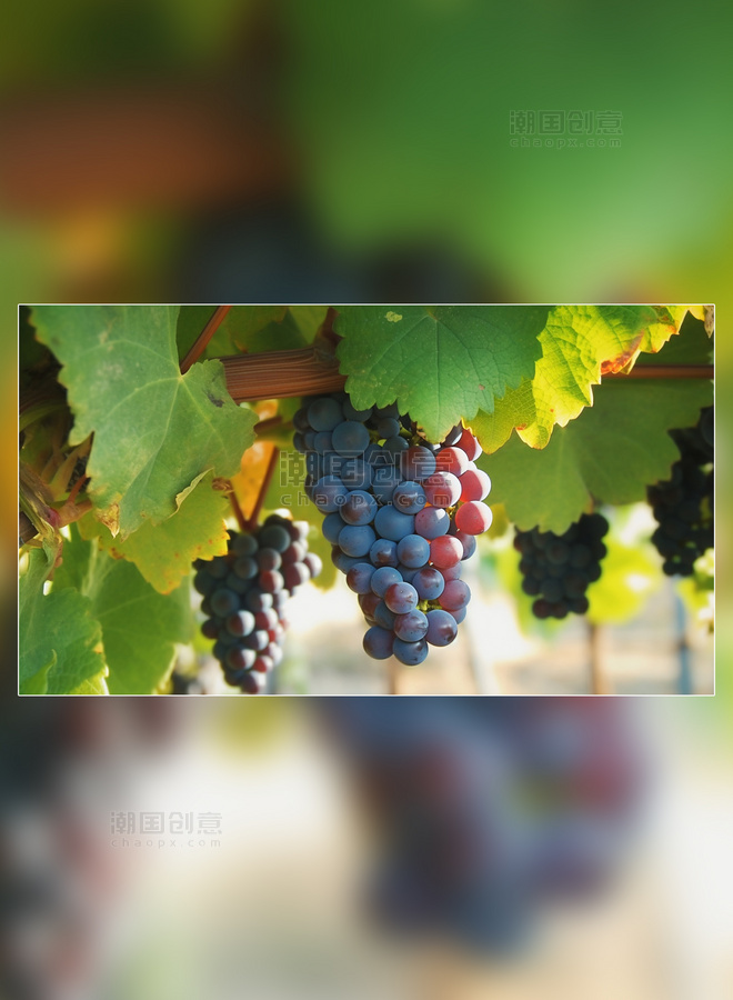 摄影图超级清晰葡萄园水果农场新鲜葡萄