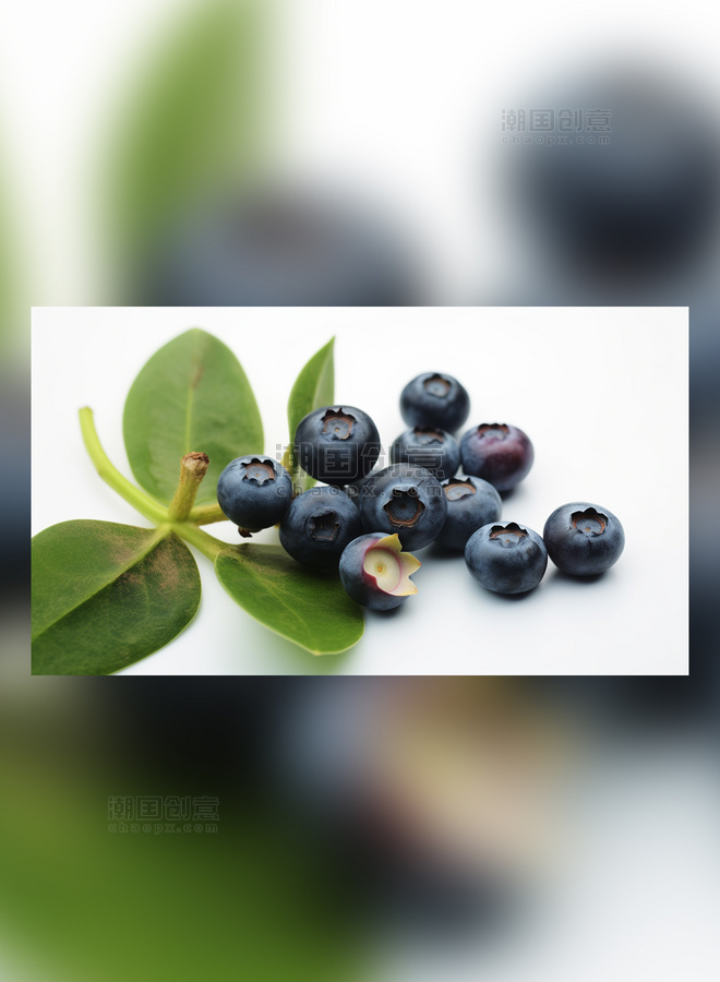 水果蓝莓成熟水果新鲜蓝莓
