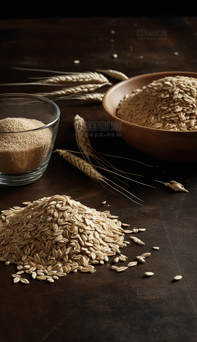 小麦农副产品谷物摄影感
