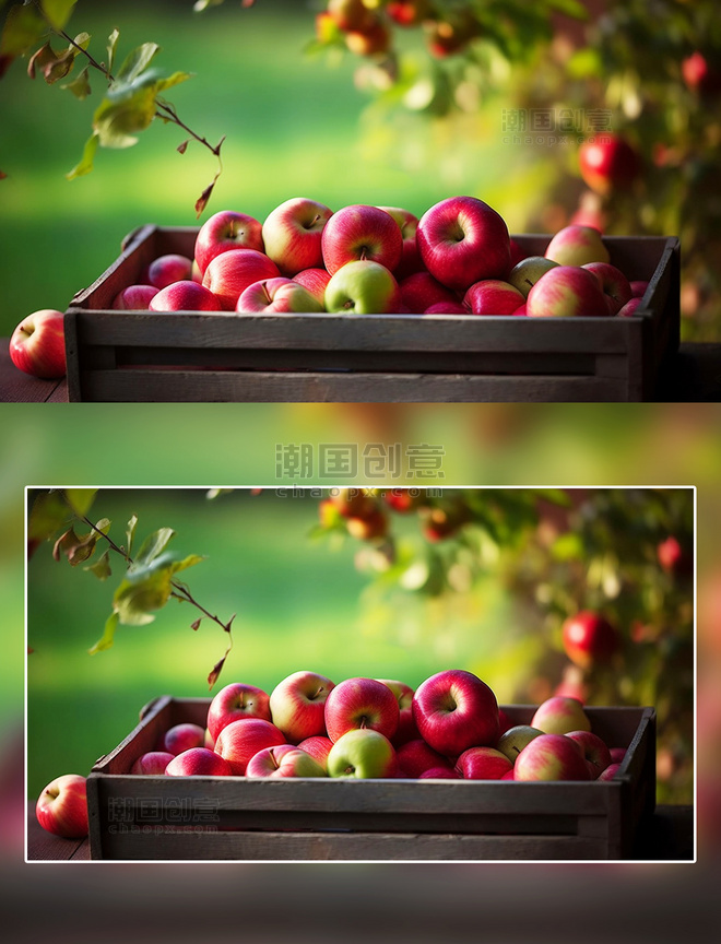 苹果果树摄影水果