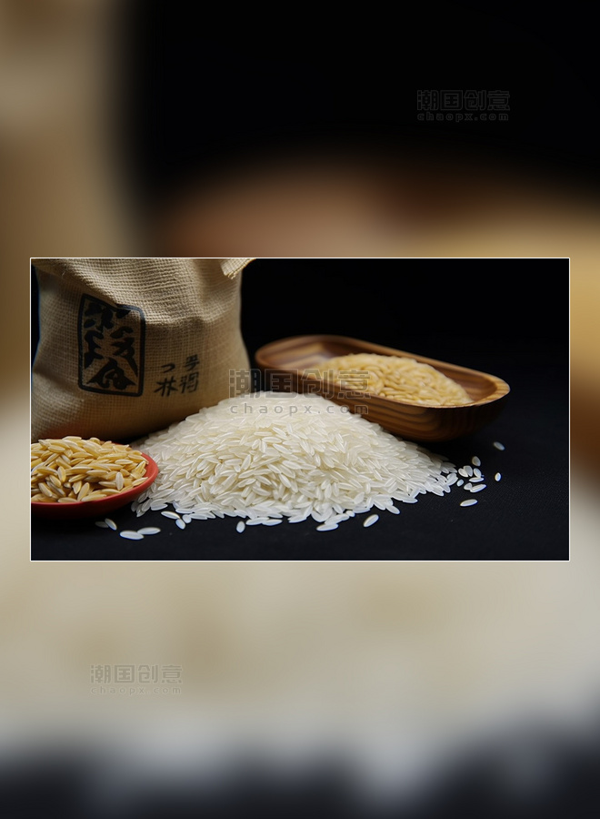 大米白色食材粮食主食米饭摄影图超级清晰营养米饭