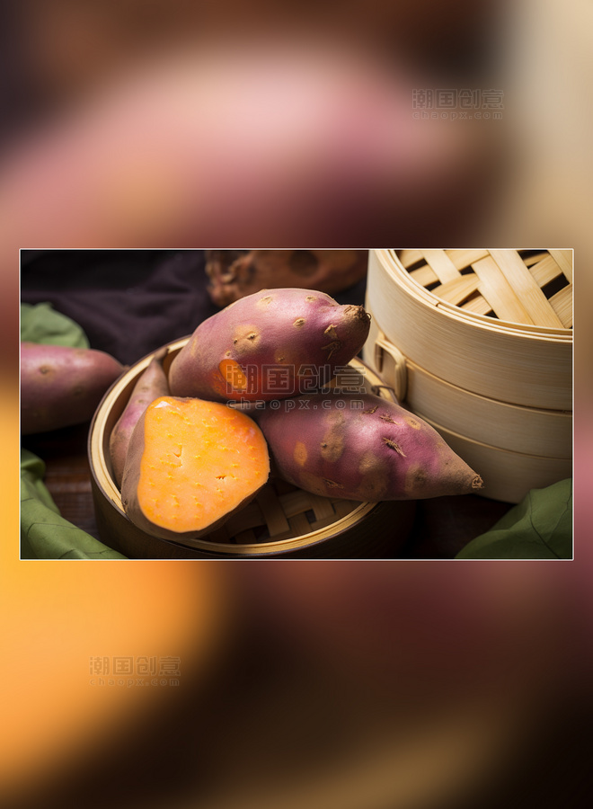 红薯地瓜蔬菜美食白天小吃摄影图超级清晰高细节