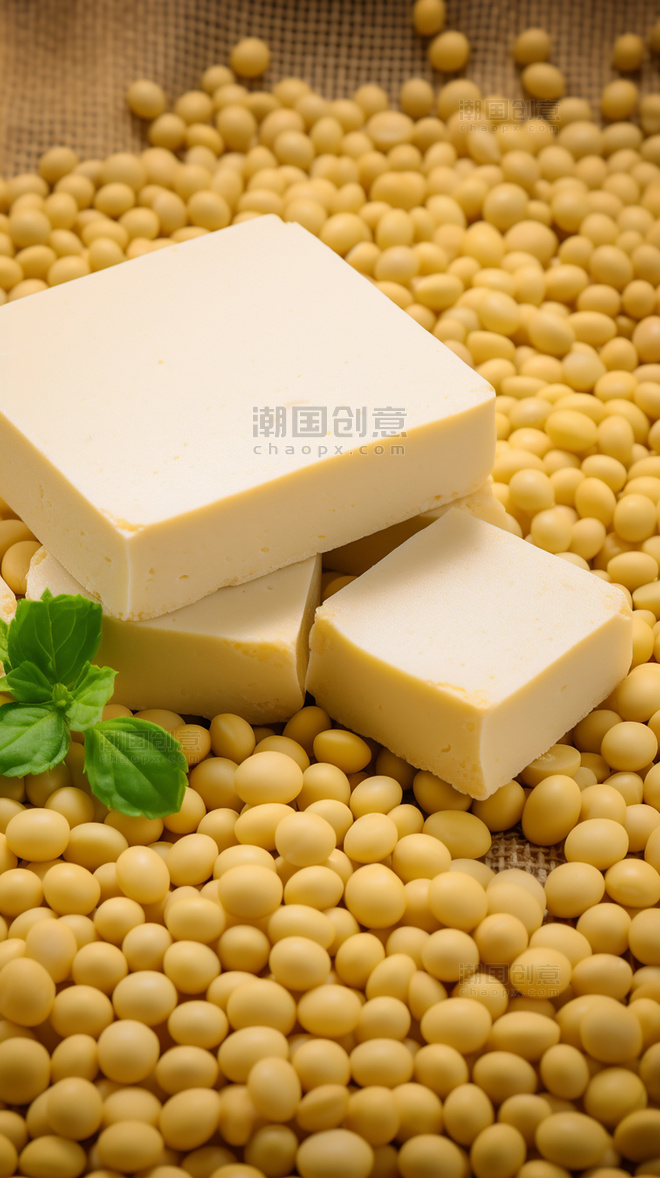 大豆豆腐粮食农作物黄豆谷物摄影图超级清晰高细节食物