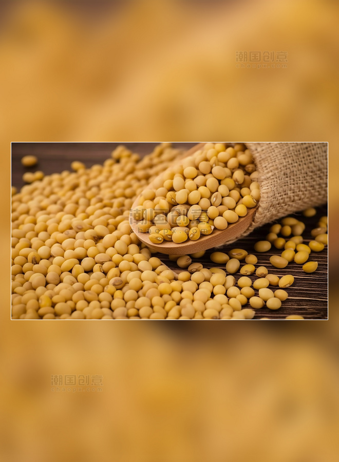 黄豆农作物谷物大豆粮食摄影图超级清晰食物