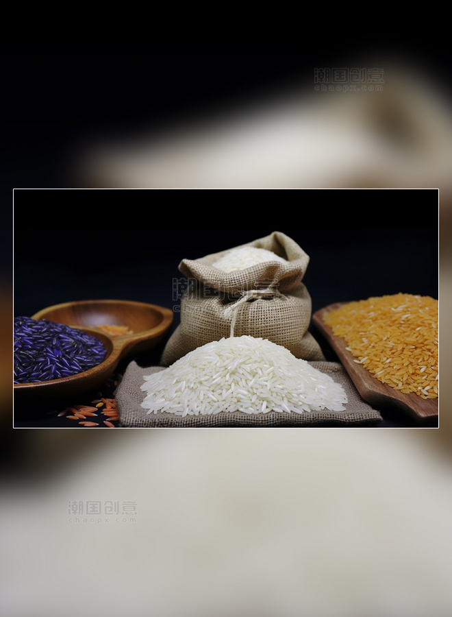 米饭水稻主食营养米饭摄影图超级清晰