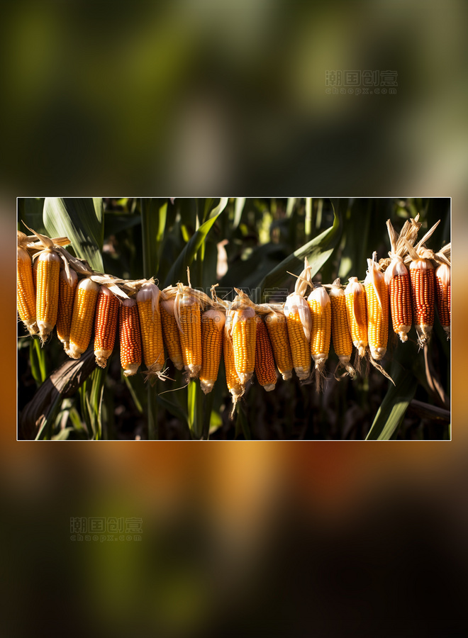 新鲜食材玉米甜玉米果蔬粮食农作物谷物摄影图