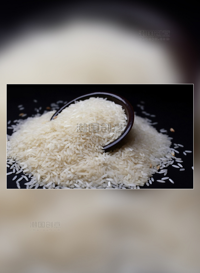 营养米饭摄影图超级清晰粮食米饭主食白色食材大米