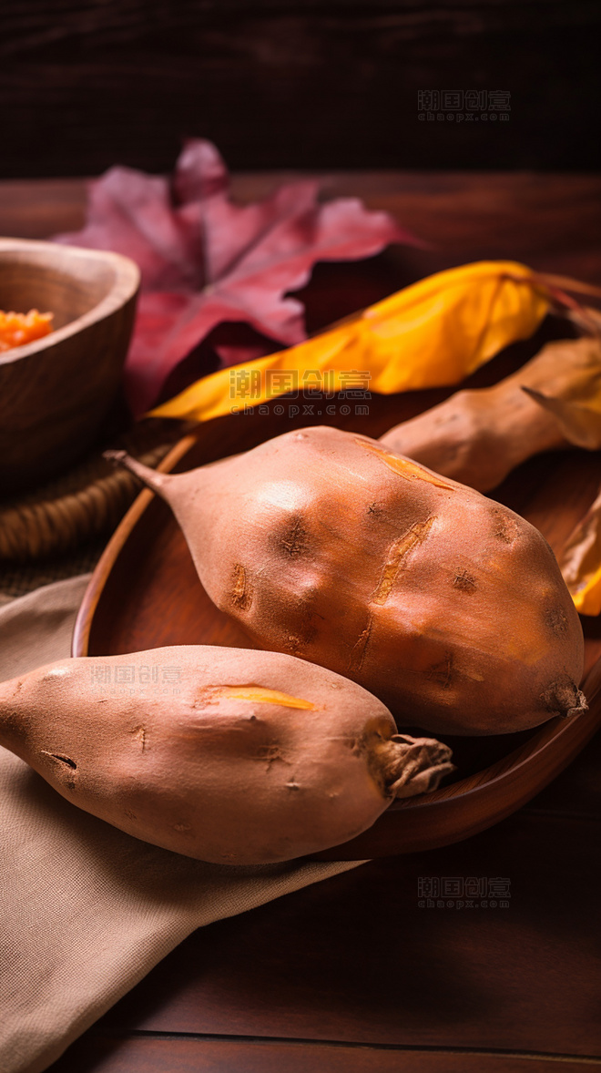 美味美食地瓜红薯蔬菜小吃摄影图超级清晰