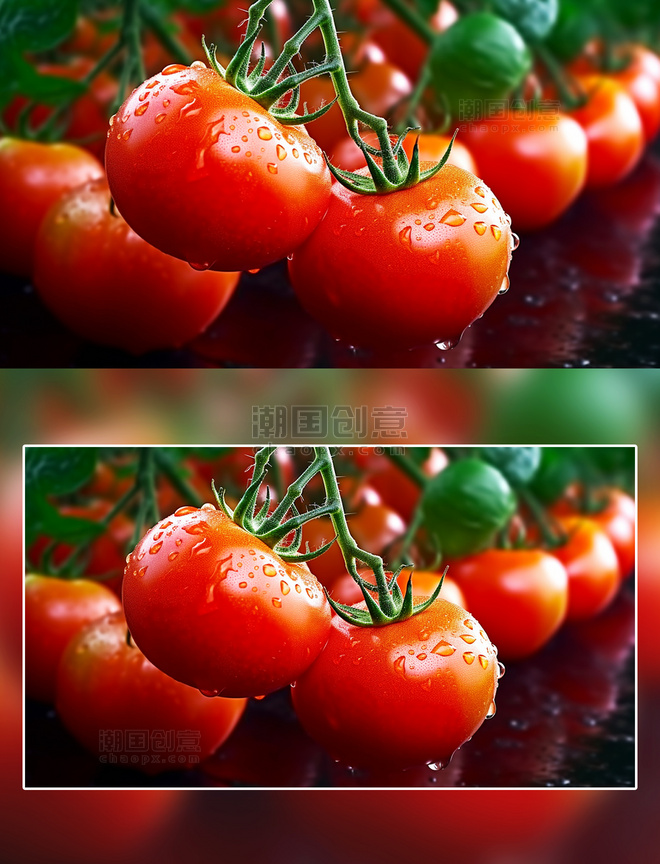 新鲜水果西红柿番茄摄影蔬菜