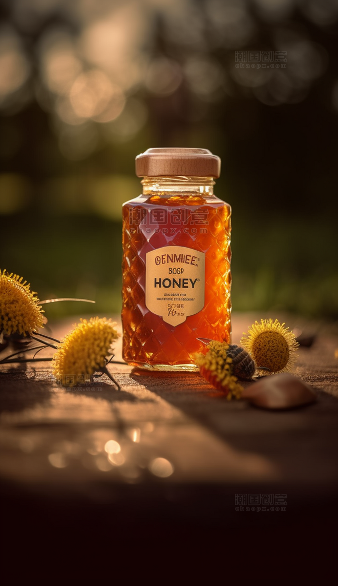 室外鲜花蜂蜜生态产品