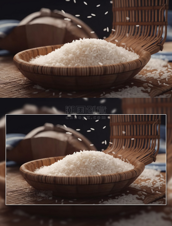 餐饮食材谷物白米