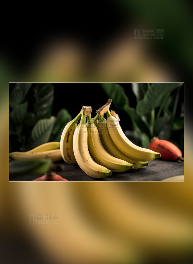 果园热带水果香蕉树香蕉果园水果新鲜香蕉摄影图