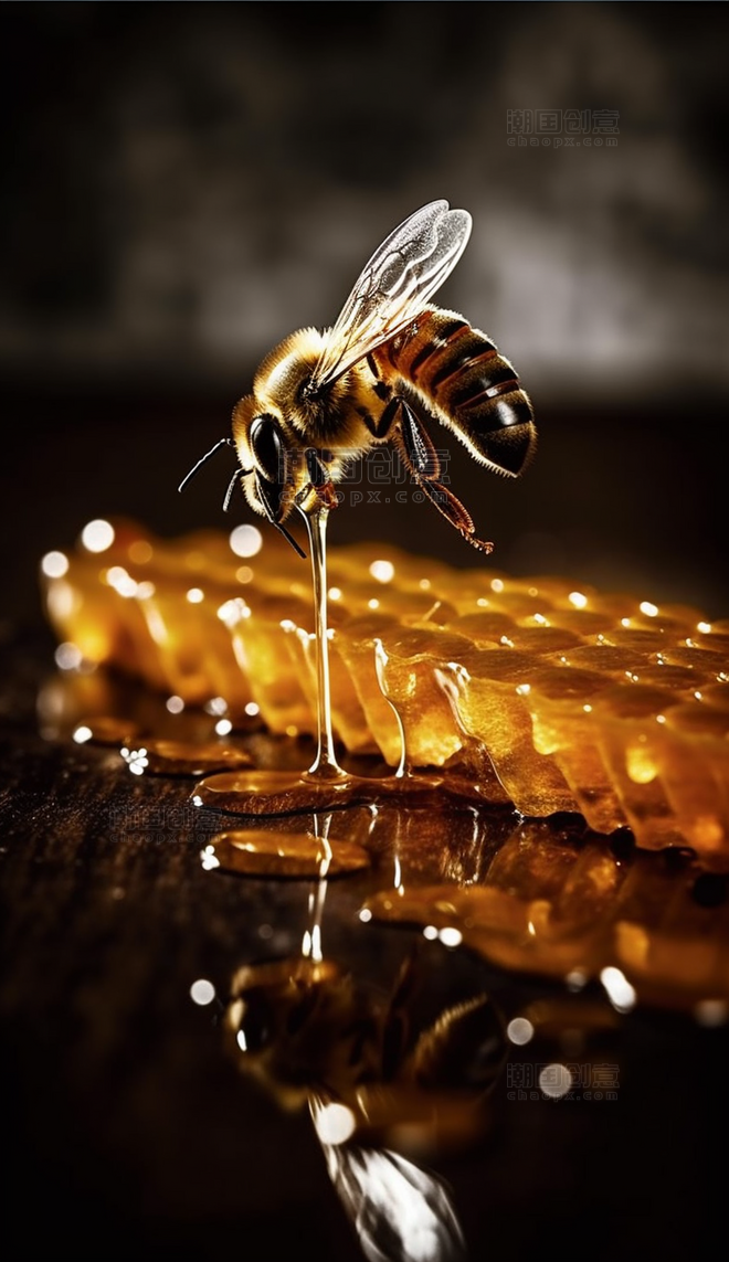 蜜蜂蜂蜜生态产品