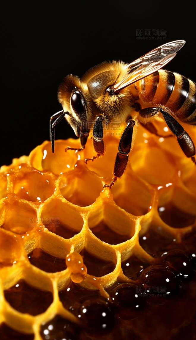 蜂巢蜂蜜生态产品